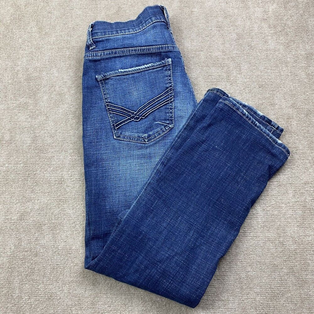 Bke Jeans Alec Men’s 30 Blue Straight Cotton Stretch Western Y2k Mens